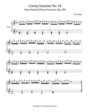 piano exercises czerny